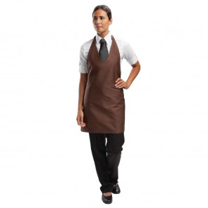 Uniform Works Tuxedo Bib Apron Chocolate