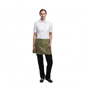 Uniform Works Short Bistro Apron Olive