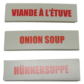 Buffalo Soup Type Labels