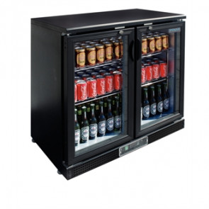 Apollo Double Hinged Door Bar Display Bottle Cooler