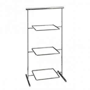 APS Pure Melamine Chrome Serving Stand