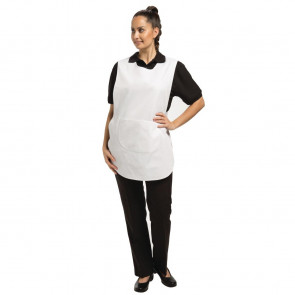 Tabard With Pocket White Large