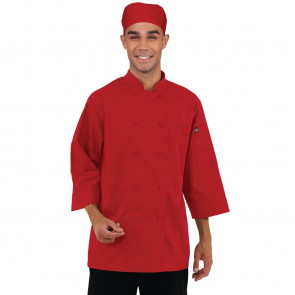 Colour By Chef Works Unisex Chefs Jacket Red S