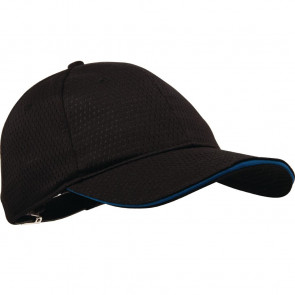 Colour By Chef Works Cool Vent Baseball Cap Black with Blue
