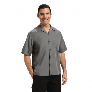 Chef Works Unisex Cool Vent Chefs Shirt Grey L