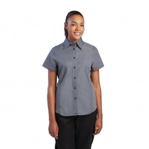 Chef Works Womens Cool Vent Chefs Shirt Grey S