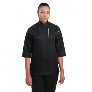 Chef Works Cool Vent Verona Womens Chefs Jacket Black M