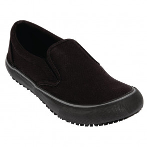 Shoes For Crews Mens Coated Canvas Slip On 44