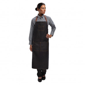 Chef Works Urban Memphis Bib Apron Black