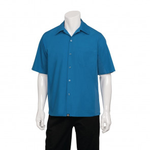 Chef Works Cool Vent Chef Shirt Blue XS