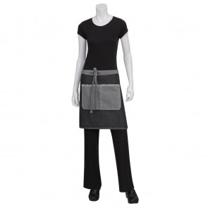 Chef Works Urban Bronx Half Bistro Apron Black