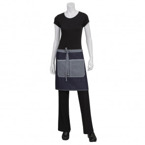 Chef Works Urban Bronx Half Bistro Apron Indigo