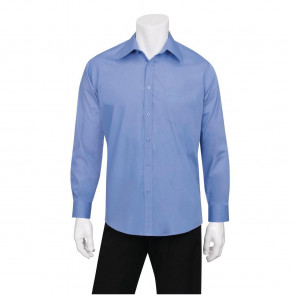 Uniform Works Mens Basic Dress Shirt French Blue 2XL