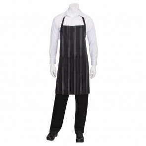 Chef Works Urban Presidio Bib Apron Black and Grey