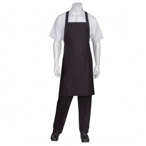 Chef Works Cross Back Bib Apron Black