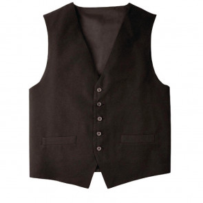 Uniform Works Unisex Basic Waistcoat Black M
