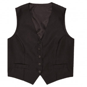 Uniform Works Womens Basic Waistcoat Black M