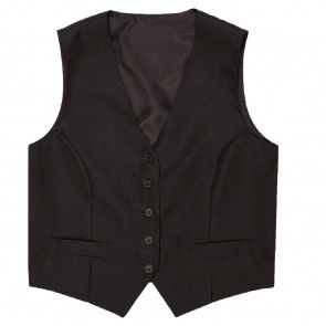 Uniform Works Womens Basic Waistcoat Black XL
