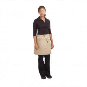 Chef Works Urban Austin Denim Half Bistro Apron Natural