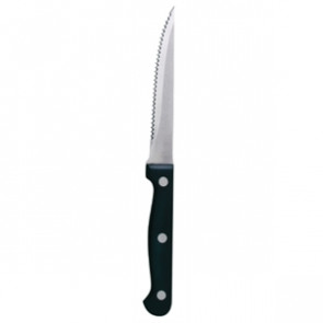 Steak Knife Black Handle 115mm