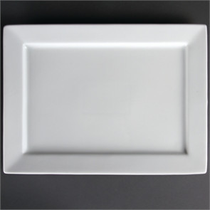 Olympia Wide Rim Rectangular Platter 400x 295mm