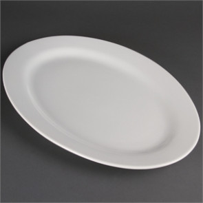 Olympia Oval Wide Rimmed Platter 510mm