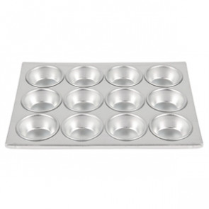 Vogue Aluminium 12 Cup Muffin Tray