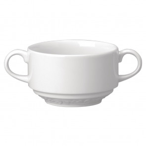 Churchill Chateau Blanc Handled Consomme Bowls 280ml