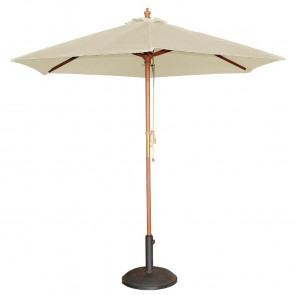 Bolero Round Parasol 2.5m Diameter Cream