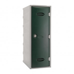 Extreme Plastic Single Door Locker Camlock Green 900mm