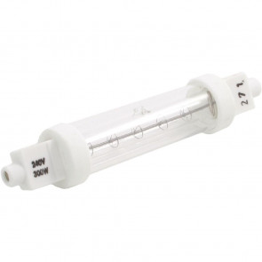 118mm Jacketed IR Quartz Heat Bulb 300W