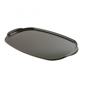 Large Black Oval Trays