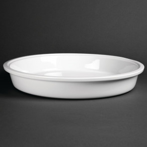 Olympia Whiteware Round Dish 3.7Ltr