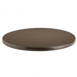 Werzalit Round Table Top Wenge 800mm