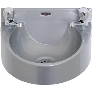 Basix Polycarbonate Wash Hand Basin Grey