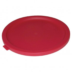 Vogue Round Lid For 6 to 7.5Ltr Containers Red