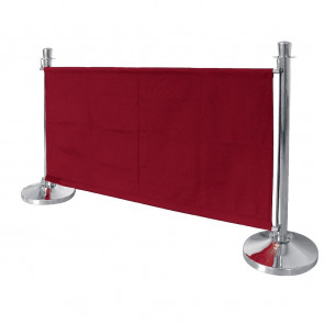 Bolero Red Canvas Barrier