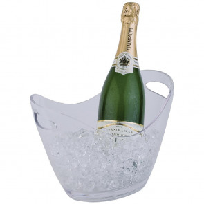 APS Wine Bucket Clear Medium 2 Bottle