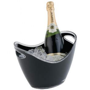 APS Wine Bucket Black Medium 2 Bottle