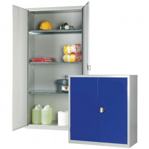 Standard Cupboard Grey 3 Shelves