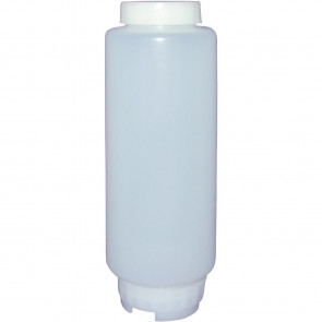 FIFO White Squeeze Sauce Bottle 20oz