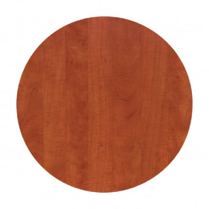 Werzalit Round Table Top Wild Pear Cognac 600mm