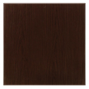 Werzalit Square Table Top Walnut 700mm