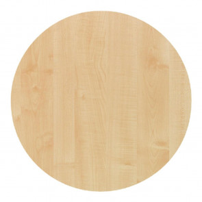 Werzalit Round Table Top Maple 800mm