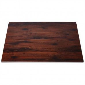 Werzalit Square Table Top Antique Oak 600mm