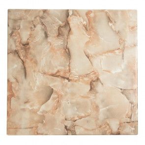 Werzalit Square Table Top Marble Onyx 700mm