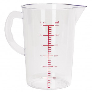 Vogue Polycarbonate Measuring Jug 3Ltr