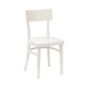 Bolero Wooden Sidechairs White (Pack of 2)