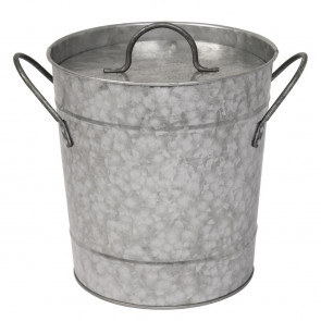 Olympia Galvanized Ice Bucket with Lid 3.4Ltr