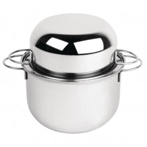 Olympia Mussel Pot Stainless Steel Small